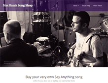 Tablet Screenshot of maxbemissongshop.com